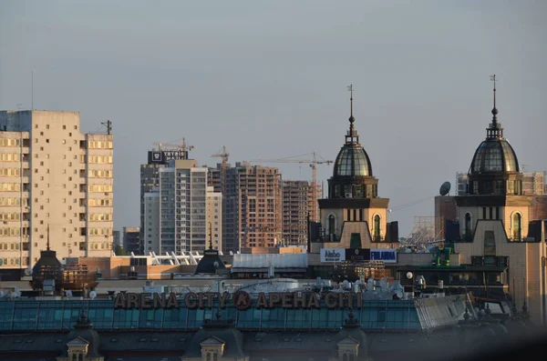 Straatbeeld Van Kiev Stad Oekraïne — Stockfoto