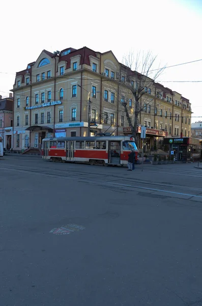 Calle Vista Ciudad Kiev Ucrania —  Fotos de Stock