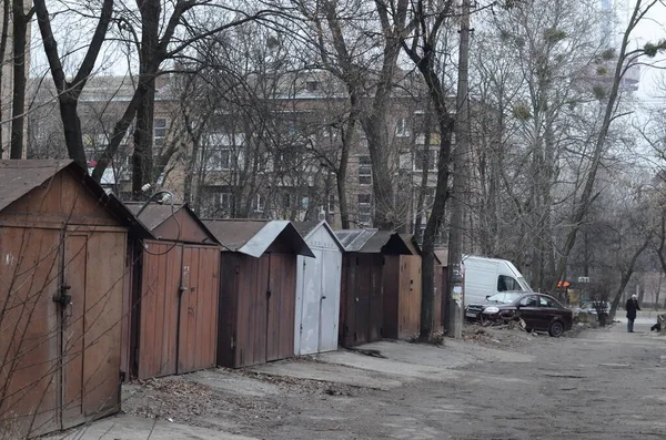 Kiev Ucrania Concepto Ambiente Urbano Calles Ciudad Vista —  Fotos de Stock