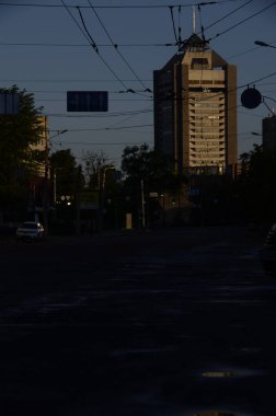 Kyiv, Ukrayna. şehir atmosferi konsepti, mimari görünüm