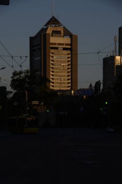 Kyiv, Ukrayna. şehir atmosferi konsepti, mimari görünüm