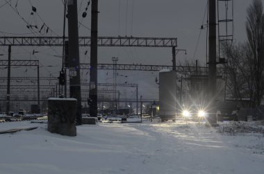 Ukrayna 'nın Kyiv kentindeki tren istasyonu