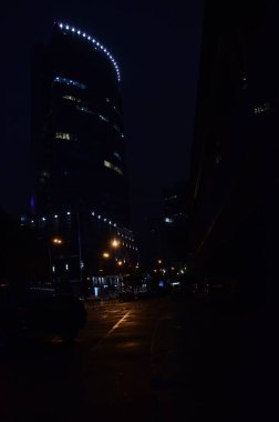 Kyiv, Ukrayna. şehir atmosferi konsepti, şehir sokakları görünümü 