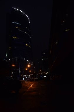 Kyiv, Ukrayna. şehir atmosferi konsepti, şehir sokakları görünümü 