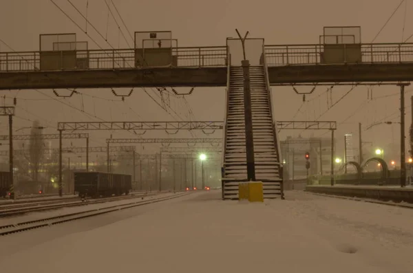 Station Stad Kiev Oekraïne — Stockfoto