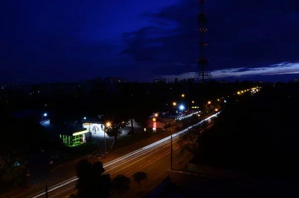 Kiev Ucrânia Conceito Atmosfera Urbana Cidade Ruas Vista — Fotografia de Stock