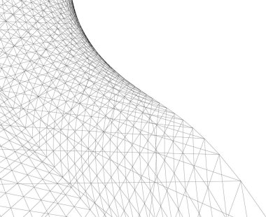 soyut geometrik şekil vektör çizim