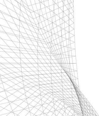 soyut geometrik şekil vektör çizim