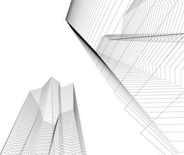 minimal geometrik mimari yapı tasarımı