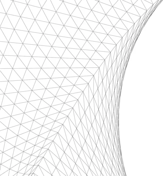 Abstracto Forma Geométrica Vector Ilustración — Vector de stock