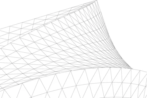 Resumo Ilustração Vetorial Forma Geométrica —  Vetores de Stock