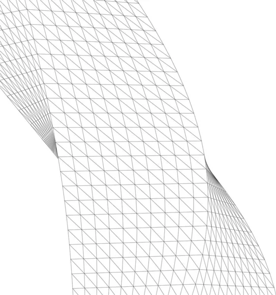 Abstrakt Geometrisk Form Vektorillustration — Stock vektor