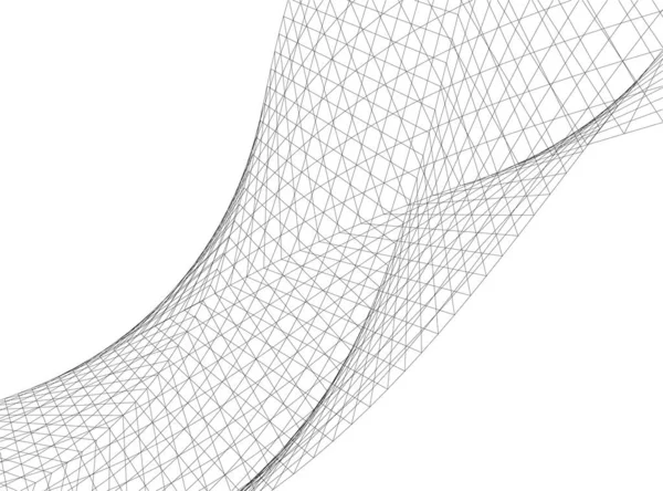 Абстрактная Геометрическая Векторная Иллюстрация — стоковый вектор