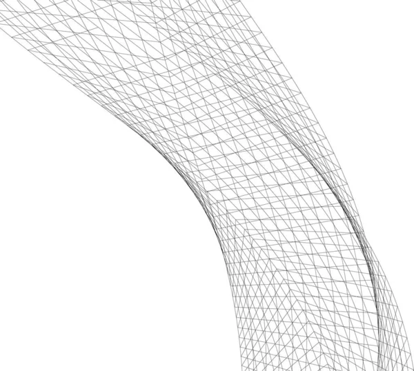 抽象的な幾何学的な形のベクトル図 — ストックベクタ