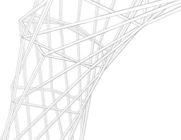 Resumo Ilustração Vetorial Forma Geométrica — Vetor de Stock