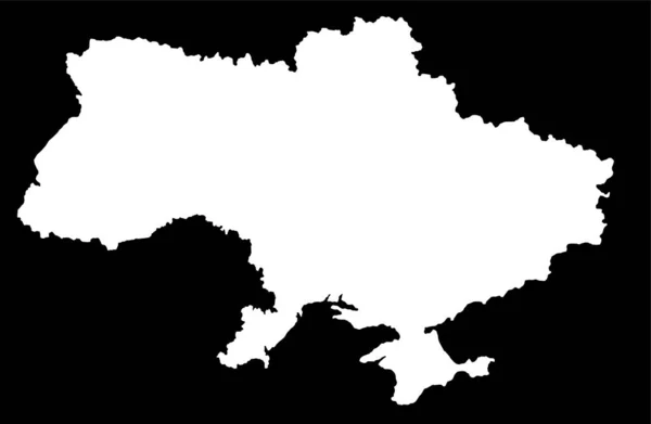 Karte Der Ukraine Vektor Illustration Hintergrund — Stockvektor