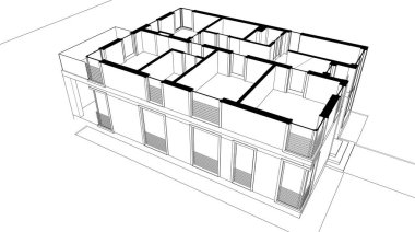 minimal geometrik mimari yapı tasarımı