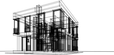 minimal geometrik mimari yapı tasarımı