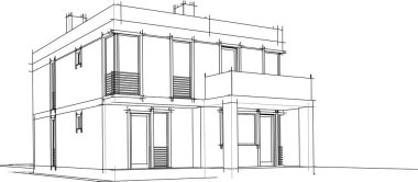 minimal geometrik mimari yapı tasarımı