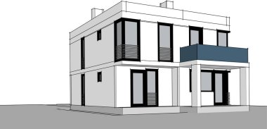 minimal geometrik mimari yapı tasarımı