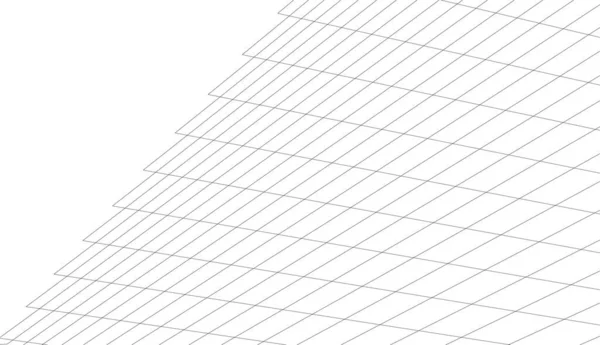 Projeto Geométrico Mínimo Edifício Arquitetônico —  Vetores de Stock