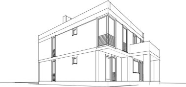 minimal geometrik mimari yapı tasarımı