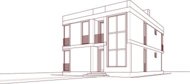 minimal geometrik mimari yapı tasarımı