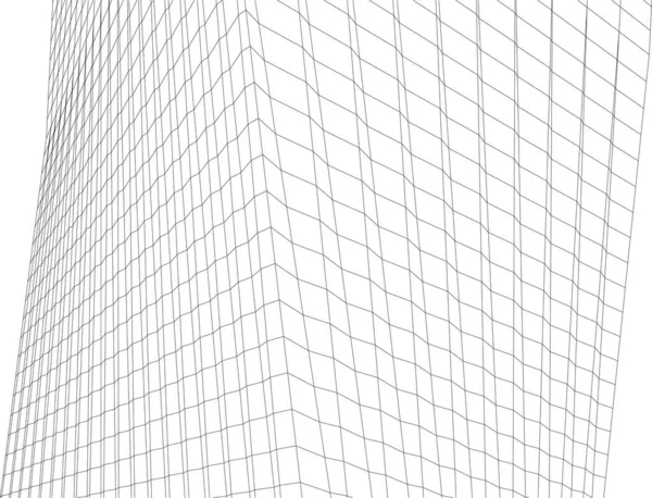 Conception Architecturale Géométrique Minimale — Image vectorielle