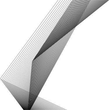 Mimari sanat konseptinde soyut çizgiler, minimal geometrik şekiller, mimari yapı tasarımı