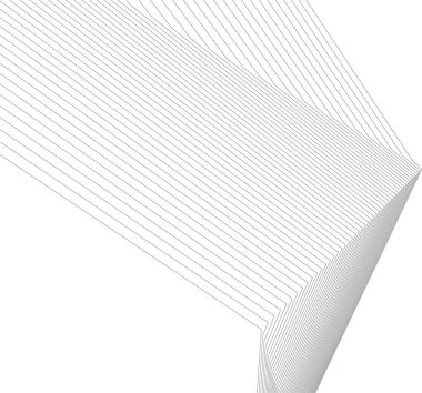 Mimari sanat konseptinde soyut çizgiler, minimal geometrik şekiller, mimari yapı tasarımı
