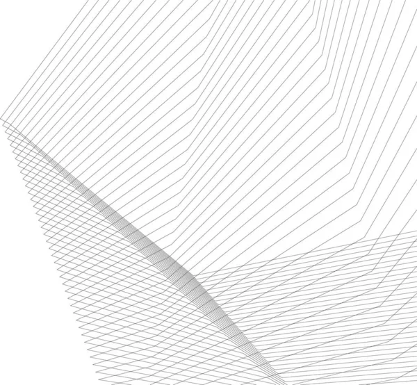 Lignes Dessin Abstraites Dans Concept Art Architectural Formes Géométriques Minimales — Image vectorielle