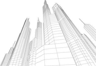 soyut mimari duvar kağıdı, dijital arkaplan