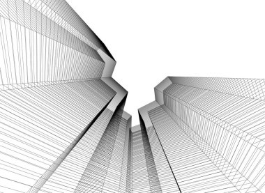 soyut mimari duvar kağıdı, dijital arkaplan