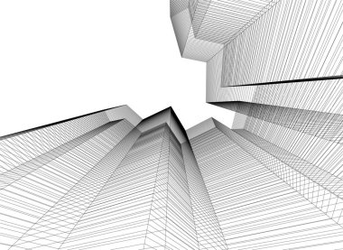 soyut mimari duvar kağıdı, dijital arkaplan