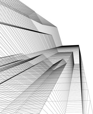 soyut mimari duvar kağıdı, dijital arkaplan