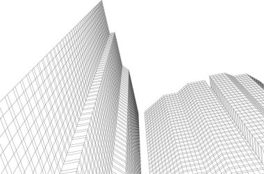 soyut mimari duvar kağıdı, dijital arkaplan