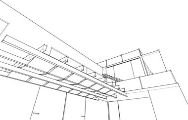 soyut mimari duvar kağıdı, dijital arkaplan
