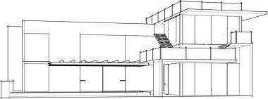 soyut mimari duvar kağıdı, dijital arkaplan