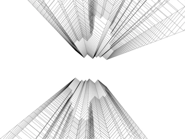 Abstract Design Tapet Arhitectural Fundal Concept Digital — Vector de stoc