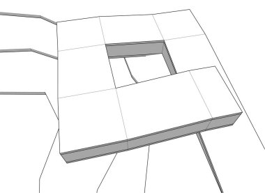 soyut mimari duvar kağıdı, dijital arkaplan