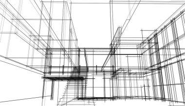 soyut mimari duvar kağıdı, dijital arkaplan