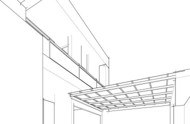 soyut mimari duvar kağıdı, dijital arkaplan