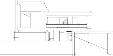 iç görselleştirme, 3d illüstrasyon, modern dijital arkaplan