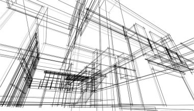 soyut mimari duvar kağıdı, dijital arkaplan