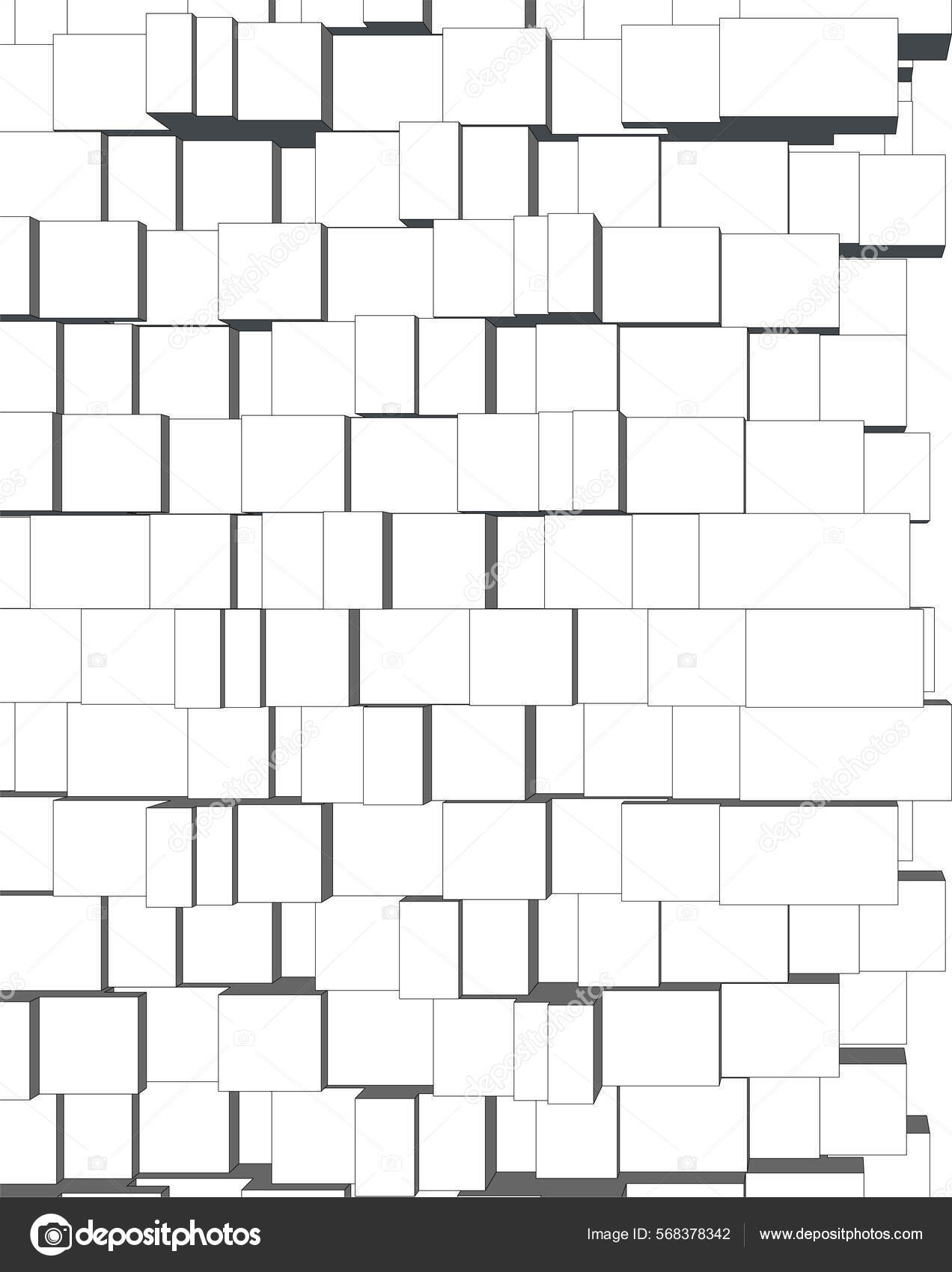 建筑墙纸设计数字概念背景 图库矢量图像 C Yuriya