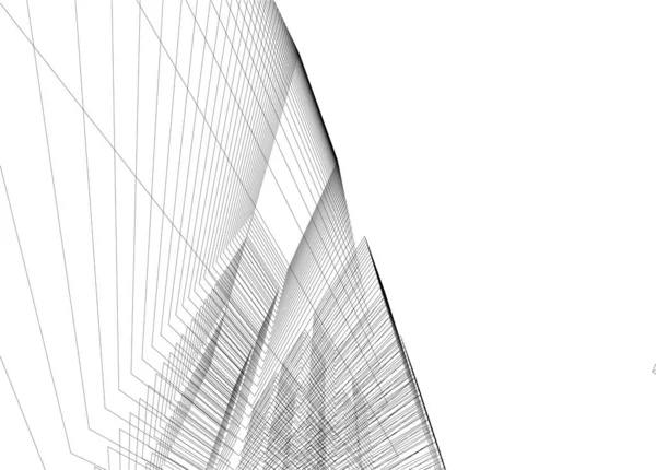 Abstrakcyjny Projekt Tapety Architektonicznej Cyfrowe Tło Koncepcyjne — Wektor stockowy