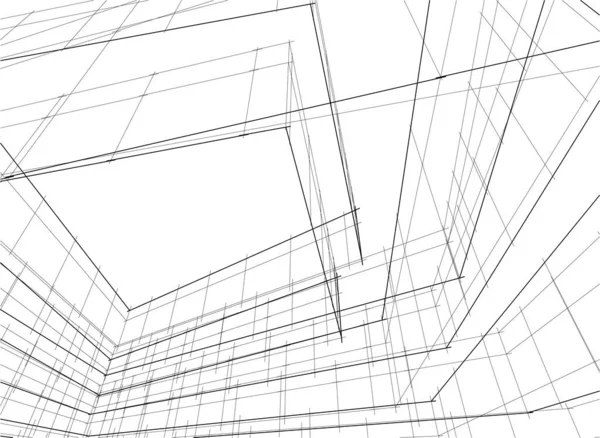 抽象的な建築壁紙のデザインデジタルコンセプトの背景 — ストックベクタ