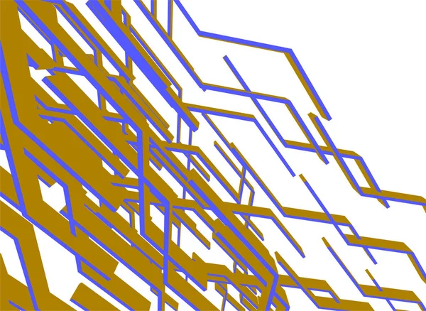 Fond Abstrait Avec Différentes Formes Géométriques — Image vectorielle