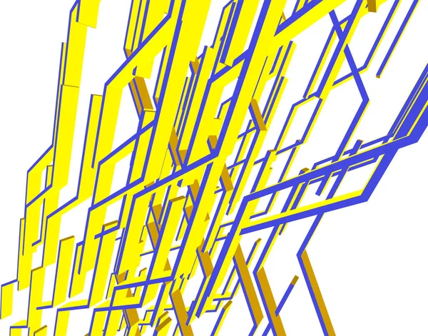 Fond Abstrait Avec Différentes Formes Géométriques — Image vectorielle