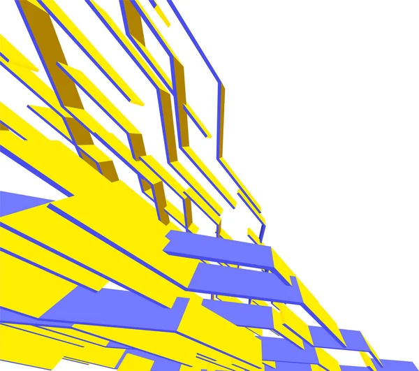 Abstrakter Hintergrund Mit Unterschiedlichen Geometrischen Formen — Stockvektor